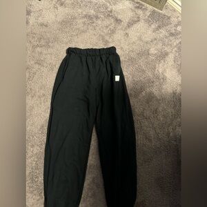 Black hollister sweatpants